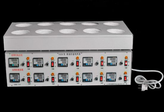點擊查看詳細信息<br>標(biāo)題：SKM型數(shù)顯控溫電熱套250ml*10孔 閱讀次數(shù)：2553