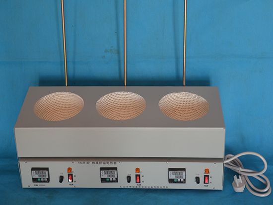 點擊查看詳細信息<br>標(biāo)題：SKM型數(shù)顯控溫電熱套（1000mLx3孔） 閱讀次數(shù)：2513