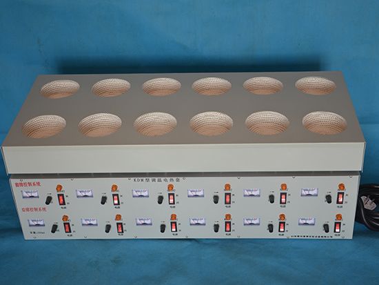 點擊查看詳細信息<br>標(biāo)題：KDM型調(diào)溫電熱套（250mLx12孔） 閱讀次數(shù)：2339