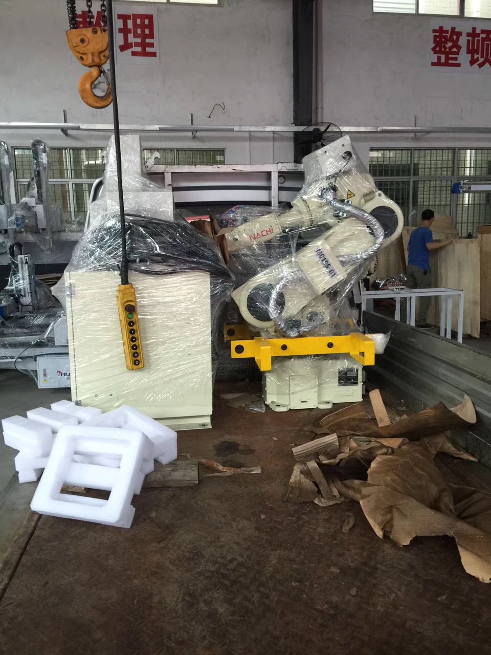 購買潤馬機械手老客戶的再一次返單